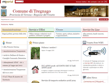 Tablet Screenshot of comune.tregnago.vr.it